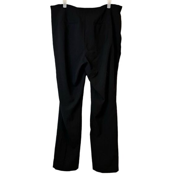 The Limited Straight Leg Zip Side Stretch Black Casual Dress Pants Size 14 - Picture 3 of 6